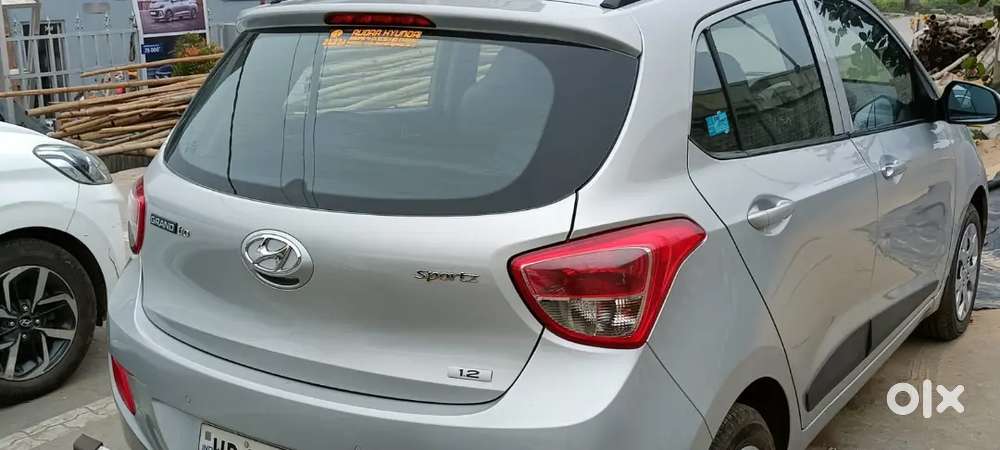 Hyundai Grand I10 Metallic Silver. Manufacturing 2017 But Took In 2018