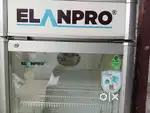 Glass display fridge