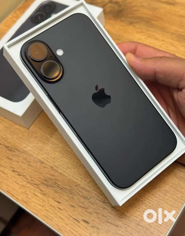 IPHONE 16 PLUS BLACK COLOR STORAGE (( 256GB)) CONDITION GOOD