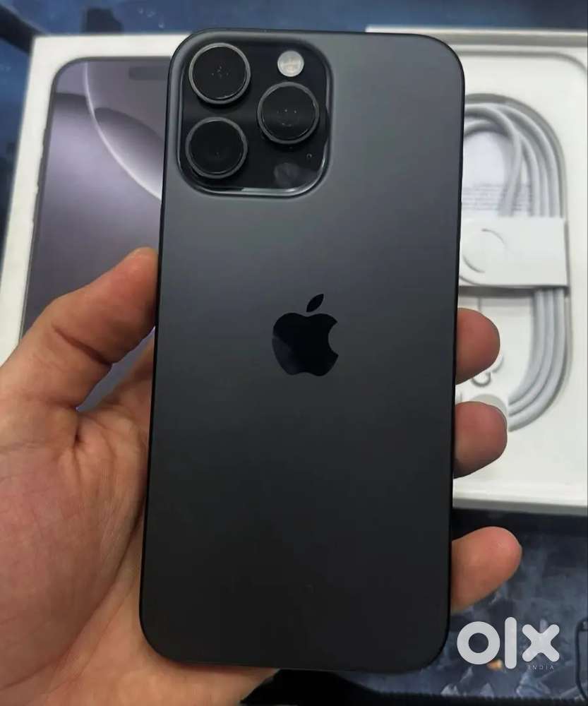 IPhone 16 pro black titanium colour 512gb box & bill also call me..