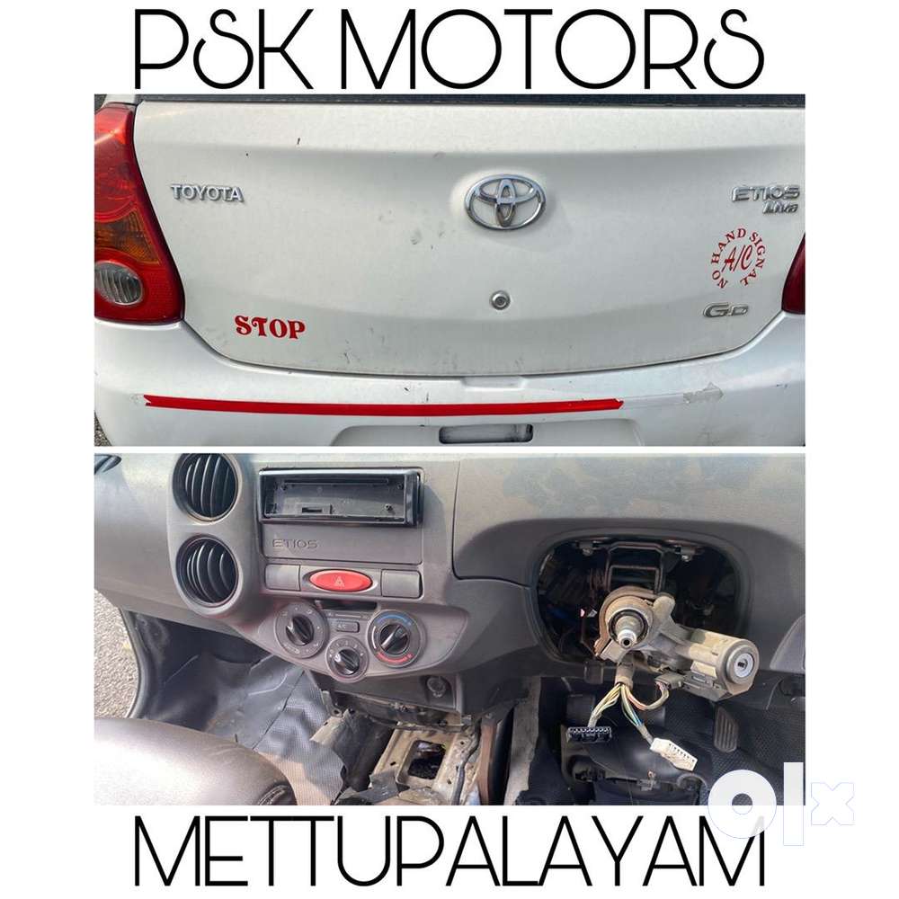 Second hand toyota etios shop spare parts