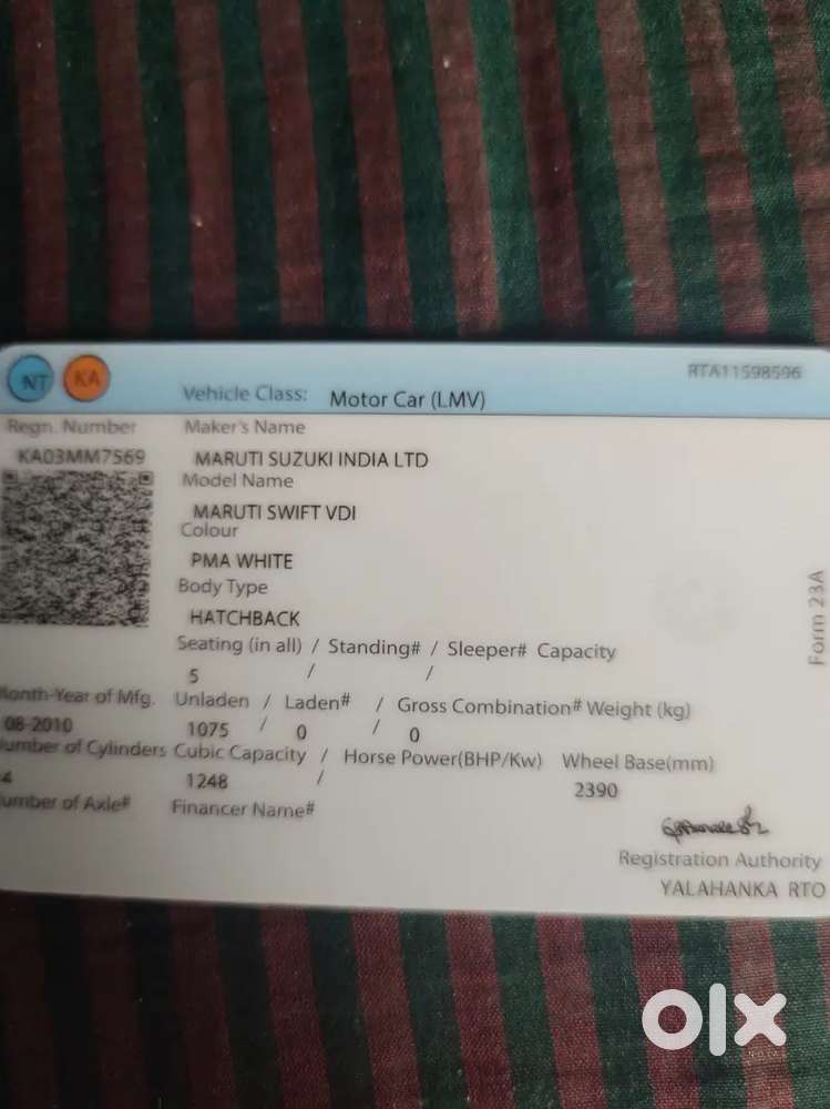 Maruti Suzuki Swift 2010 Diesel Vdi Manual