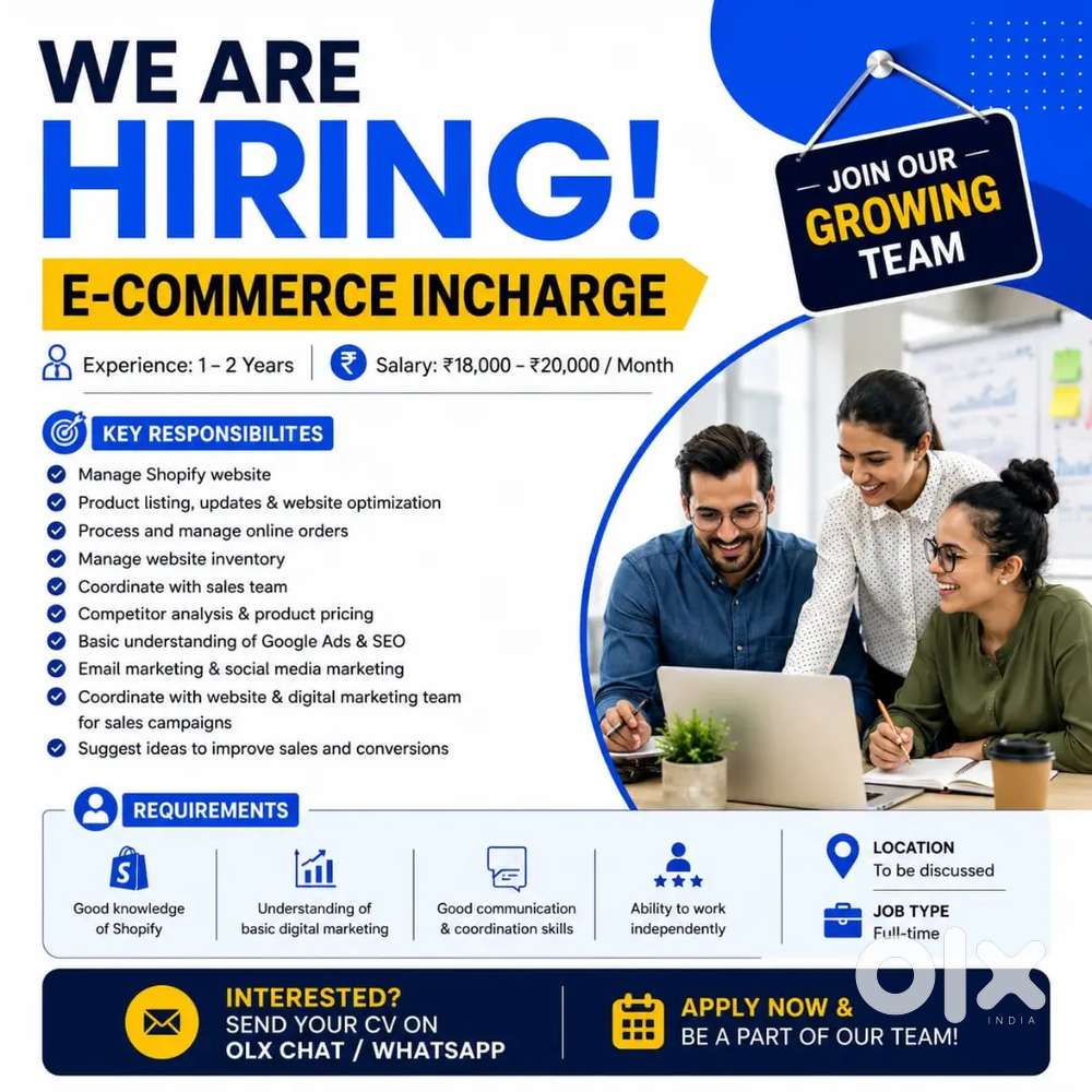 E-commerce incharge