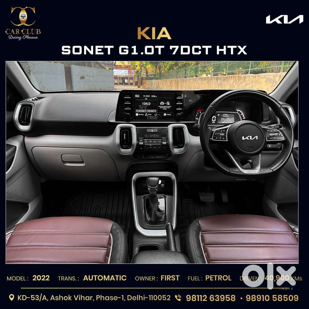 Kia Sonet 1.0 Htx Dct Anniversary Edition, 2022, Petrol
