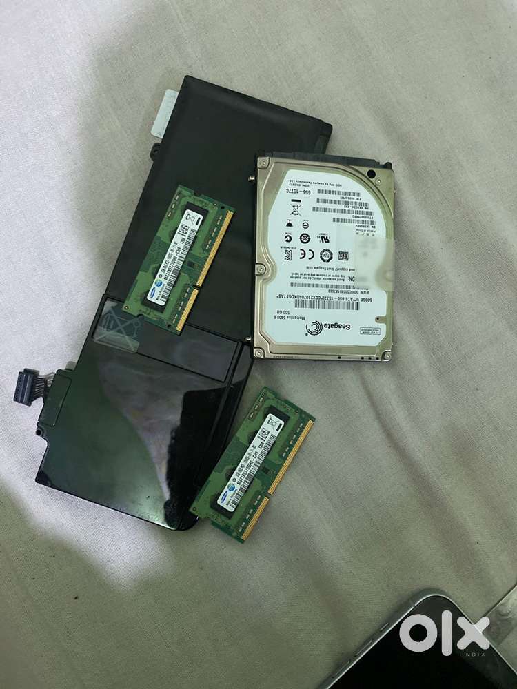 Macbook pro Ram , battry and 500gb hardisk