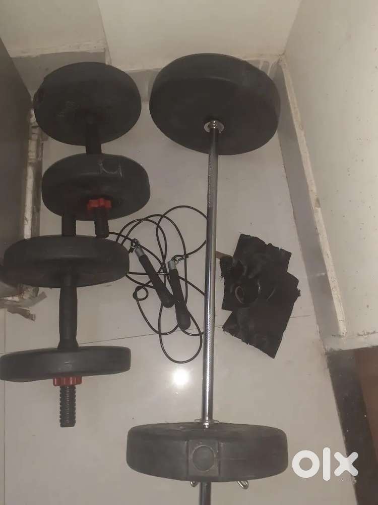 Dumble, and other equipment for home workout