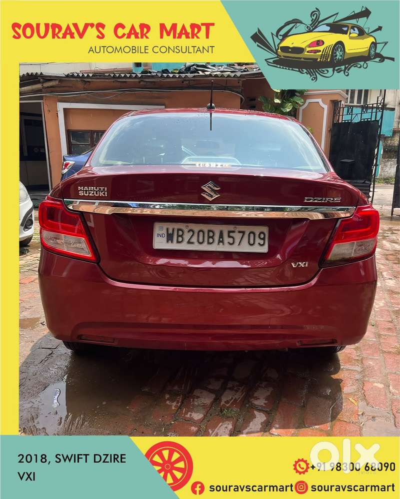 Maruti Suzuki Swift Dzire 1.2 Vxi Bsiv, 2018, Petrol