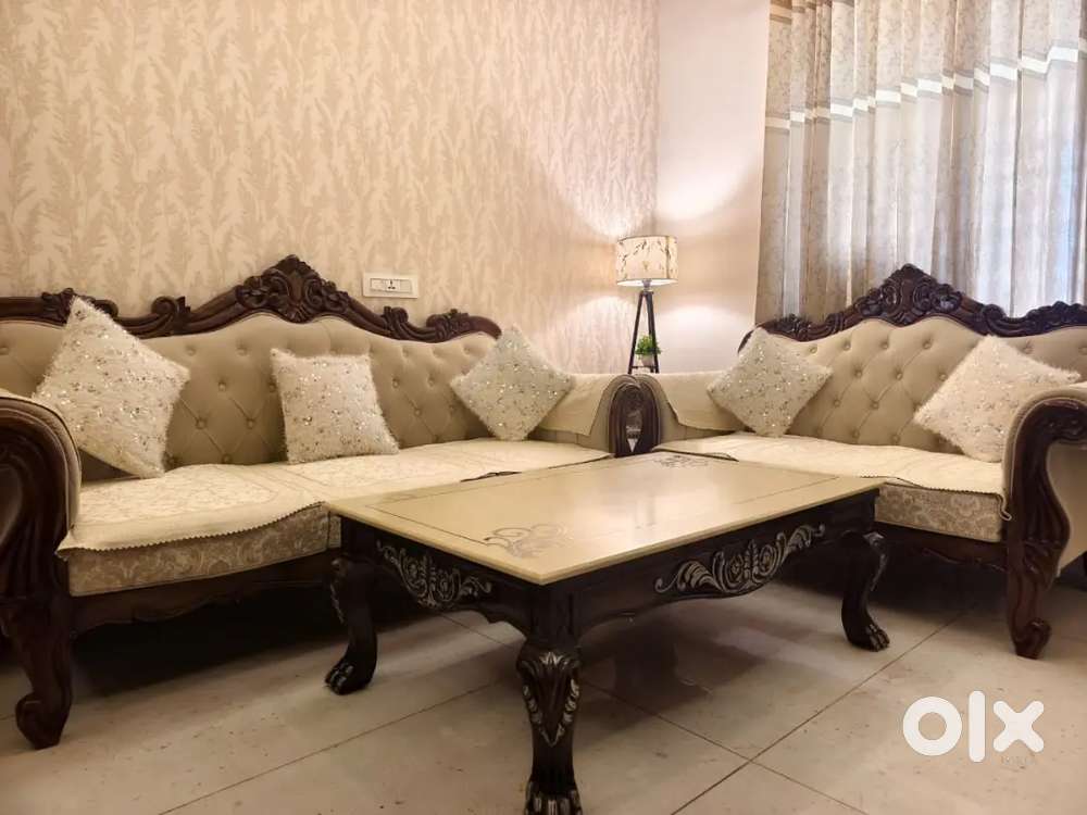 Sofa and table
