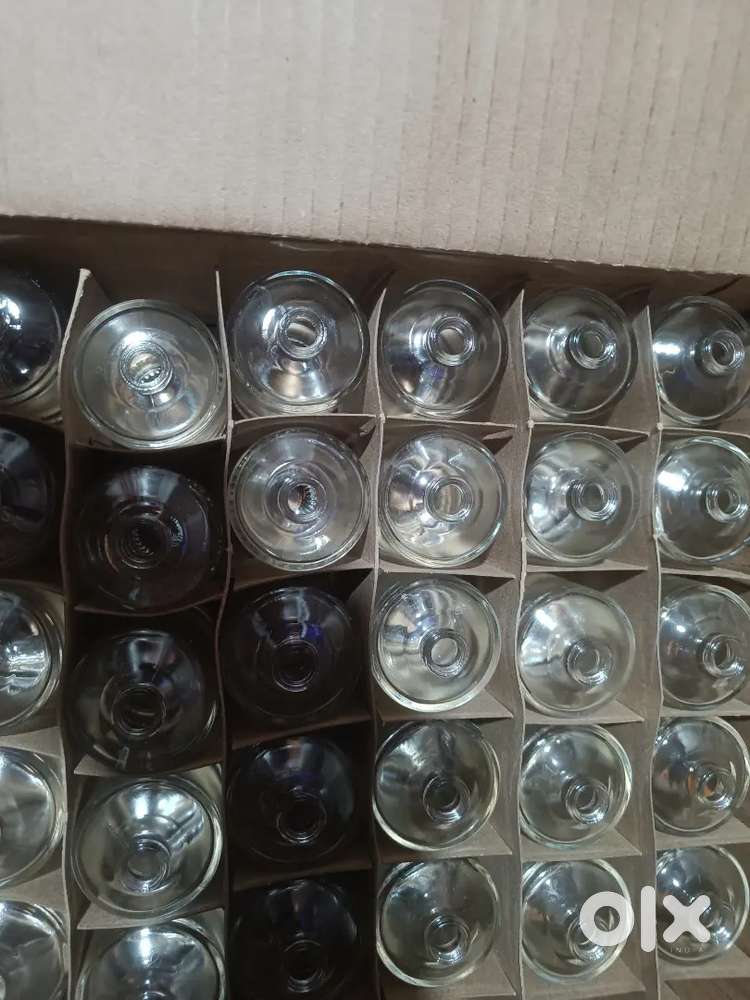 50ml Glass Perfume Bottles (Box of 40) with Caps & Atomizers