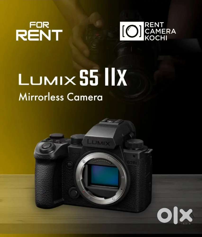 Lumix S52x mirrorless camera Available for rent Lumix S pro 70-200 2.8