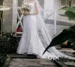 White Wedding gown
