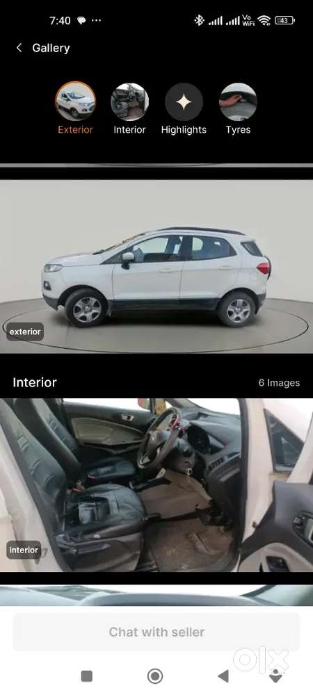 Excellent Condition 1.5 L Diesel Eco Sport Trend Plus Variant