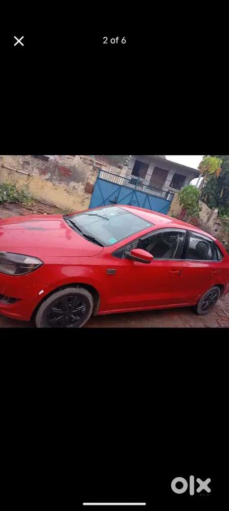 Skoda Rapid 2012 Flashy Red Colour Cng & Petrol Gadi Ek Number H