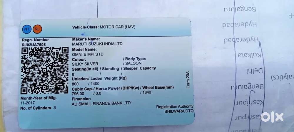 Maruti Suzuki Omni 2017 Petrol Well Maintained