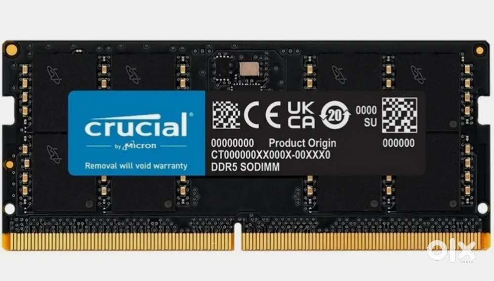 Brand New Crucial DDR5 RAM 16GB 5600MHz Laptop (SODIMM) – Sealed Box