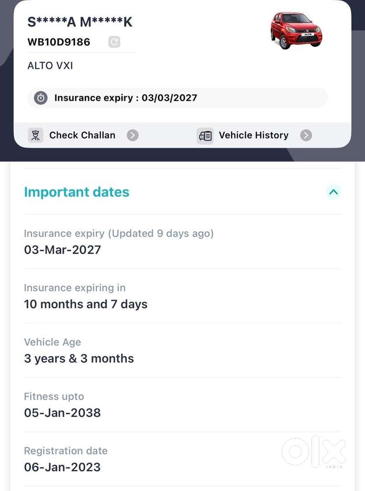 Maruti Suzuki Alto 800 2023 Petrol Good Condition