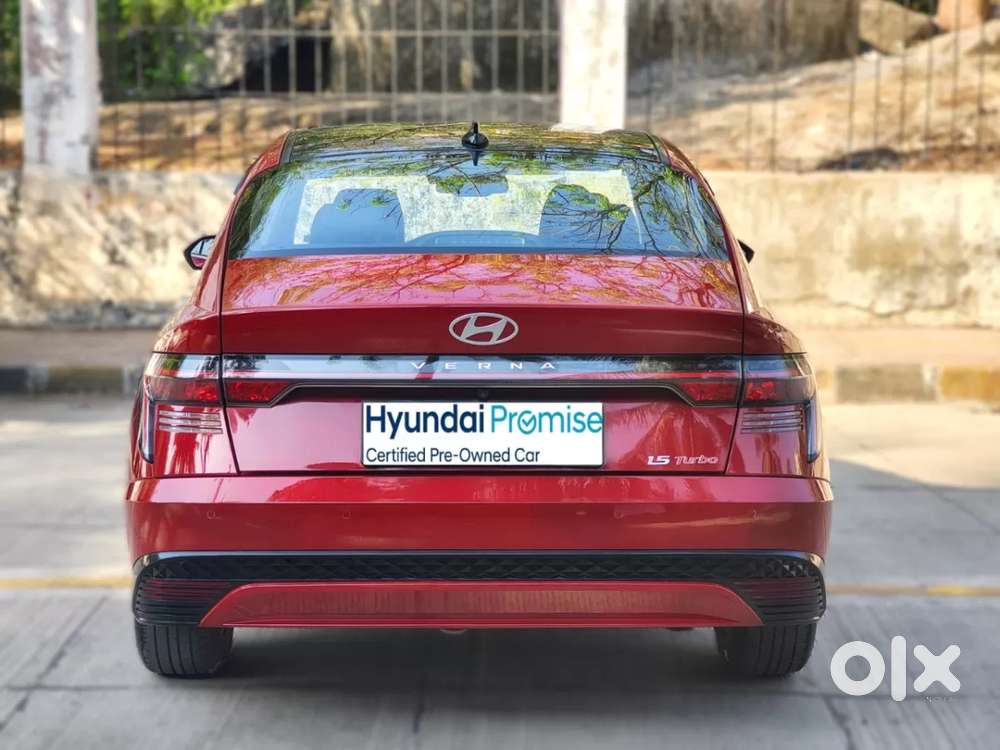 Hyundai Verna Sx (o) 1.5 Turbo Petrol Dct, 2023, Petrol