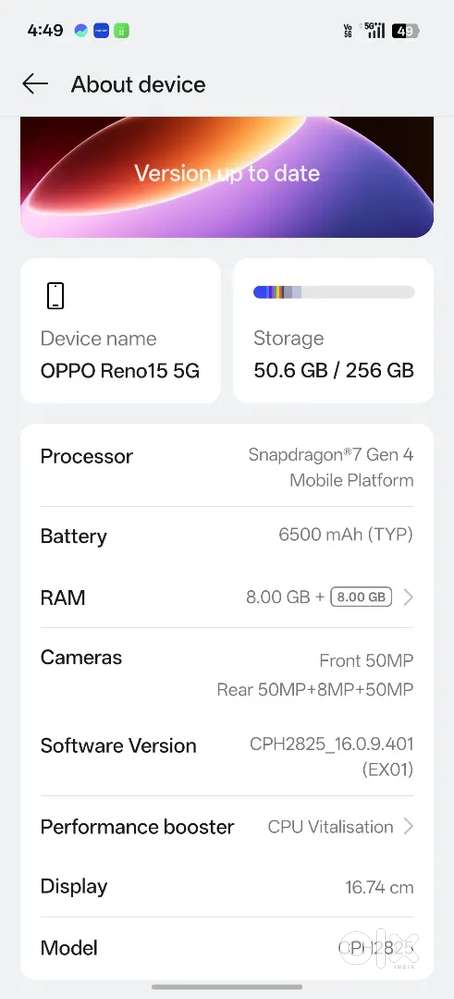 Oppo Reno 15 8 + 8 / 256