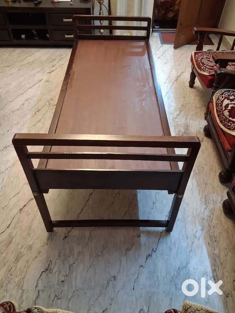 70 Year Old Antique Rosewood Cot - Excellent Condition recently polish
