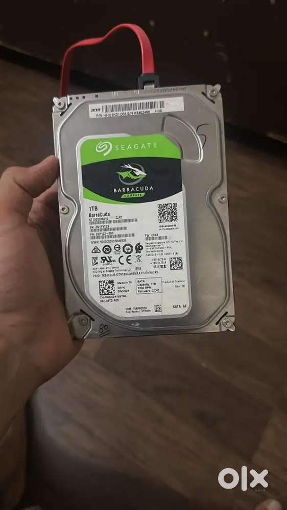 Seagate 1TB + 500GB HDD | 1.5TB Total | SATA 7200RPM