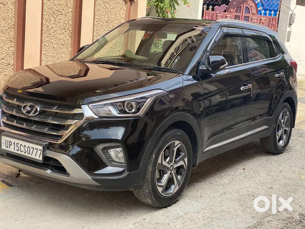 Hyundai Creta Diesel 2018 Black Colour Vip No. September Registration