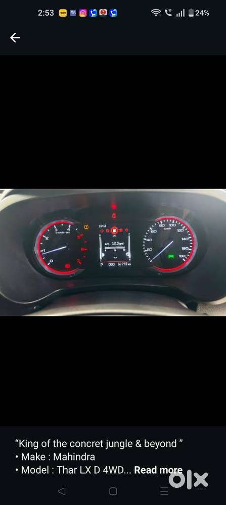 Mahindra Thar Lx 4x4 Hardtop, 2022, Diesel