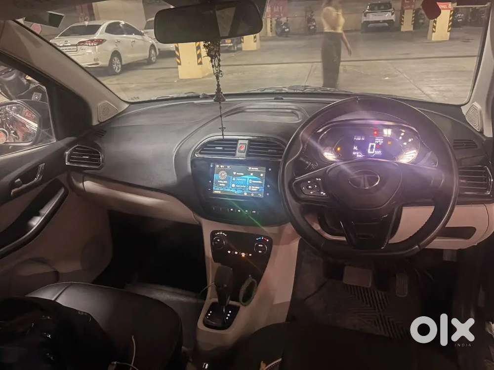 Tata Tigor 1st Cng+petrol Automatic Well Maintained Car Available.