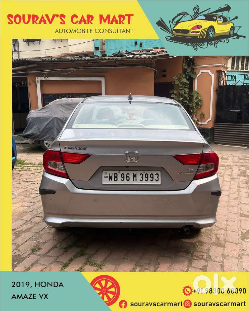 Honda Amaze Vx 1.2 Petrol Mt, 2019, Petrol