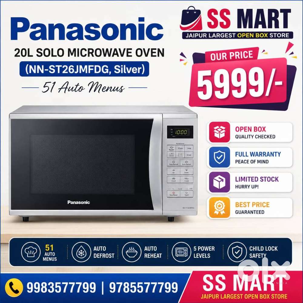 Panasonic 20L Solo Microwave Oven