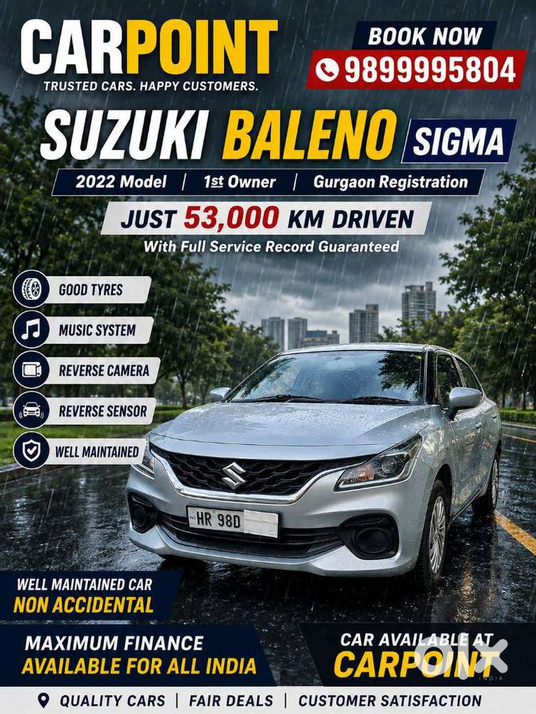 Maruti Suzuki Baleno Sigma, 2022, Petrol