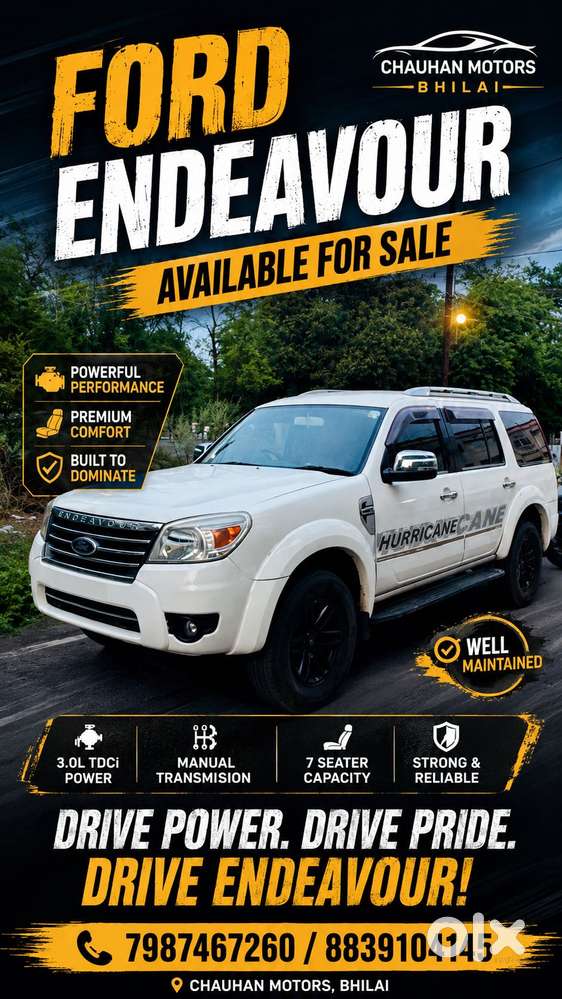Ford Endeavour 3.0l Hurricane Limited Edition, 2012, Diesel