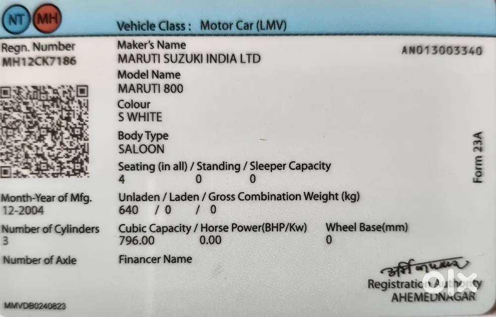 Maruti Suzuki 800 Petrol 2004