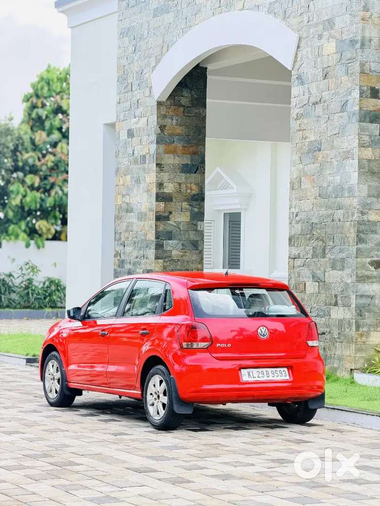 2010 Volkswagen Polo Petrol Flash Red Colour Well Maintained Kottayam