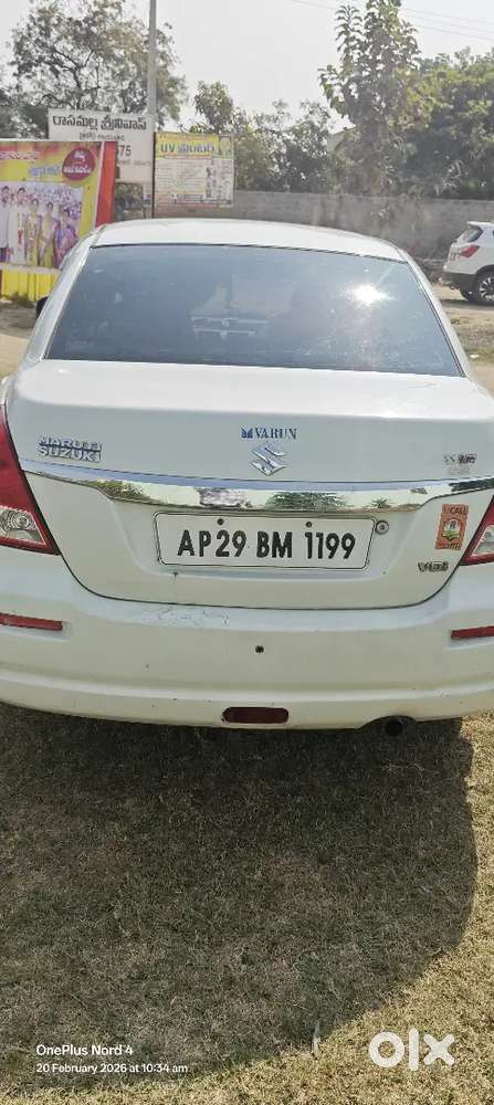 Swift Dzire Maruti 2011 No Reper