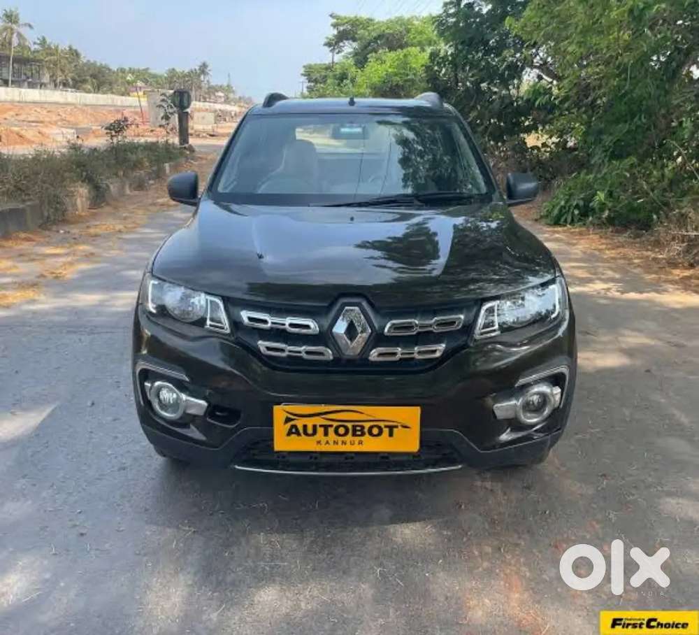 Kwid Automatic Brown Color, Up25 Bareilly Number, 68000 Kms, Amt