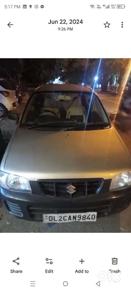 Maruti Suzuki Alto 800 2012 Petrol 68000 Km Driven