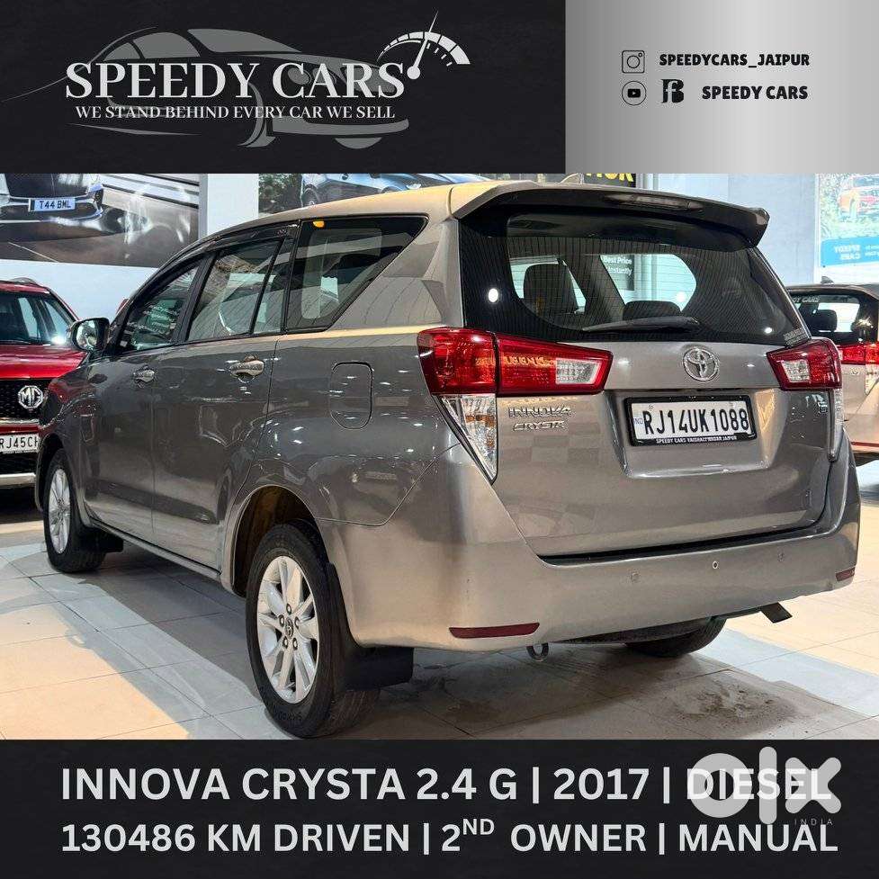 Toyota Innova Crysta 2.4 G Mt, 2017, Diesel