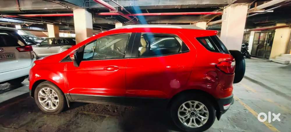 Ford Ecosport Orange Colour Well Mantain Good Condition