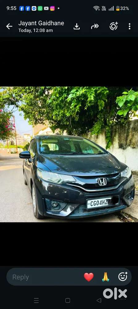Honda Jazz Vat 2015petrol,new Tyrenbattery,lady Driven,nowork
