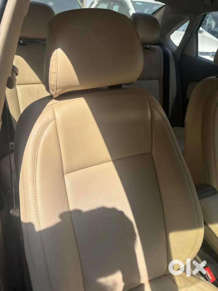Skoda White Colour Car