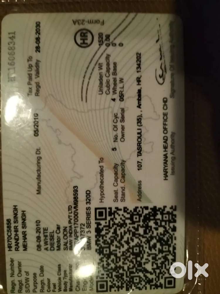 Bmw 3 Series 2.0 2010