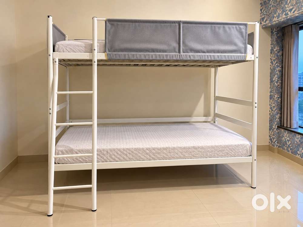 White Metal Bunk Bed for Sale