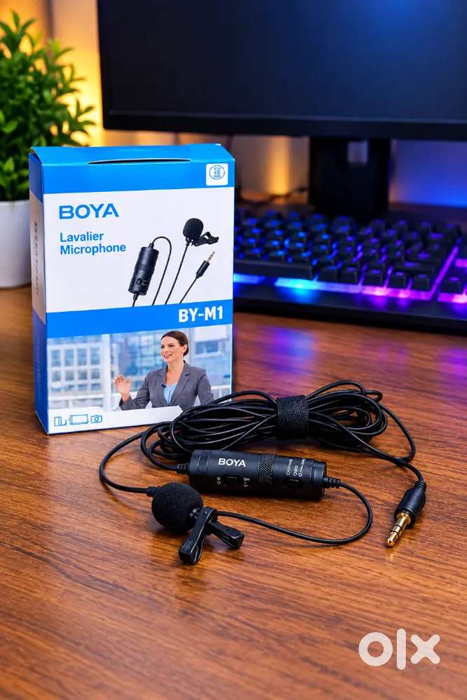 BOYA BY-M1 Lavalier Microphone Brand New Condition