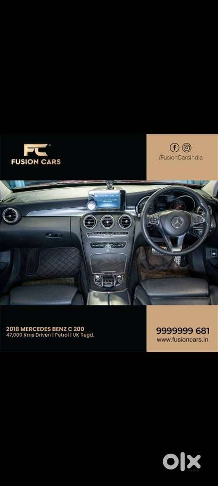 Mercedes-benz C-class C 200, 2018, Petrol