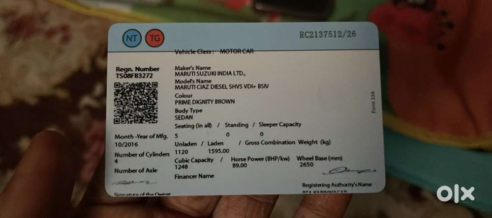 Maruti Suzuki Ciaz Vdi Plus Shvs, 2016, Diesel