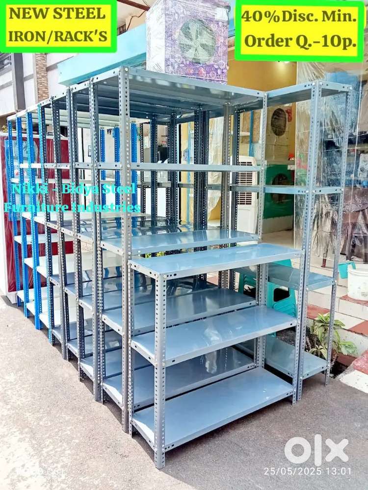 * NEW STEEL RACKS AND All FURNITURE  ITEMS / FACTORY RATE OFFERS *