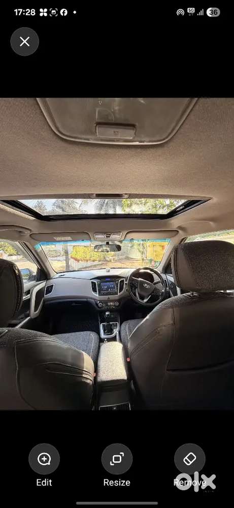 Hyundai Creta 1.6 Automatic Top And Sunroof.d.l Registration
