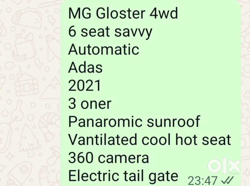 Mg Gloster Savvy 2021 Diesel Automatic