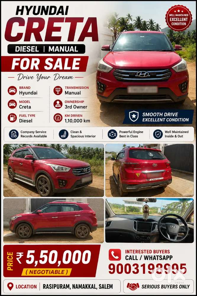 Hyundai Creta Diesel Manual 2015