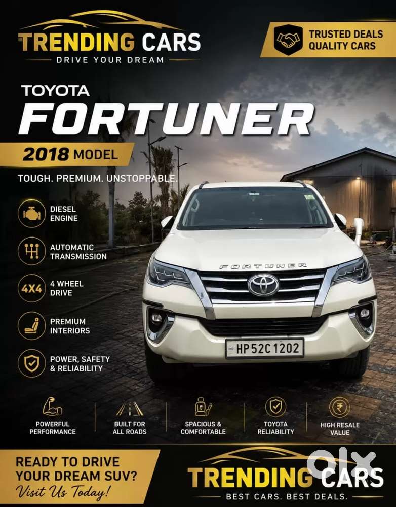Toyota Fortuner 4x4 At 2.8 Diesel, 2018, Diesel
